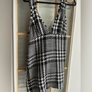 Zara Houndstooth Dress